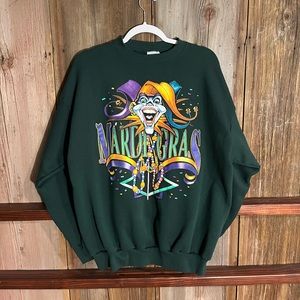 Vintage Tultex Mardigras Crewneck/Sweatshirt